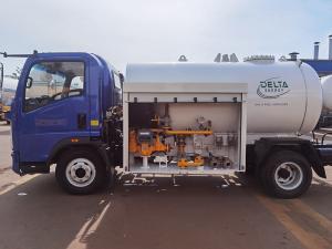  FOTON Domestic Gas Refilling Tanker Truck with Optional Flowmeter and Ticket Printer Different Color Upon Request Manufactures