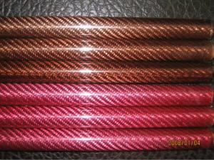  Color twill high strength Fiberglass Poles fiber tube Smooth Weave Manufactures