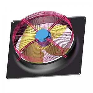  3 Phase Industrial Axial Flow Fans Blower 380V 850mm For Unitary Duct Units Manufactures