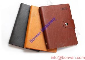  A5 foil stamping Leather 2015 summer hot selling luxury leather notebook Manufactures