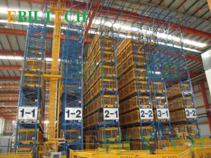  Warehouse Storage Asrs Racking System Powder Coated Finish 10 - 24m Height Manufactures