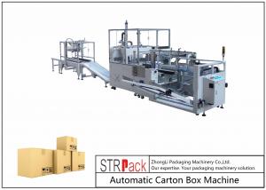  Vertical Drop Down Carton Packing Machine High Efficiency For Medicine / Food Industry Manufactures