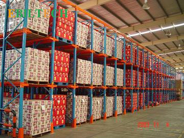 High Density Pallet Storage Drive In Pallet Racking Corrosion Protection