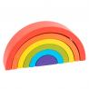 1.2in Arch Wooden Rainbow Stacker Large Natural Wood Block Set for sale