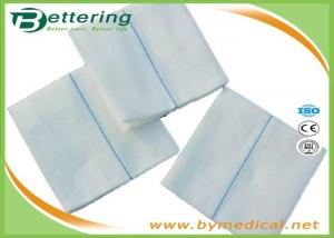  Cotton Medical Wound Dressing Gauze Swab , Wound Care Pads For Absorbing Fluids Manufactures
