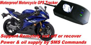  Waterproof Motorcycle Mini GSM SMS GPRS GPS Tracker Locator W/ Cut-off Oil & Power By SMS Manufactures
