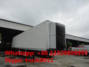  40 foot tri-axle mobile refrigerated cargo container trailer, best price factory sale45tons freezer van semitrailer Manufactures