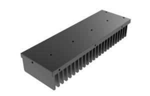  T66 Computer Heat Sink Extrusion Profiles CA Anodized Electrophoretic 6063 Manufactures