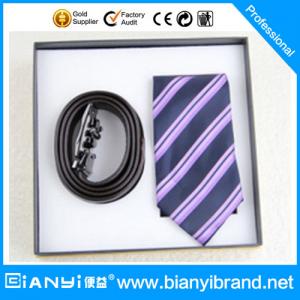  Latest Popular Satin Fabric Printing Necktie Gift Set For Men Manufactures