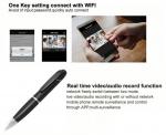 720P HD WIFI P2P Pen Spy Hidden Camera Covert Video Streaming Recorder Home