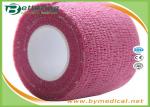 Self Adhering Coflex Elastic Cohesive Bandage / First Aid Tape For Healthcare