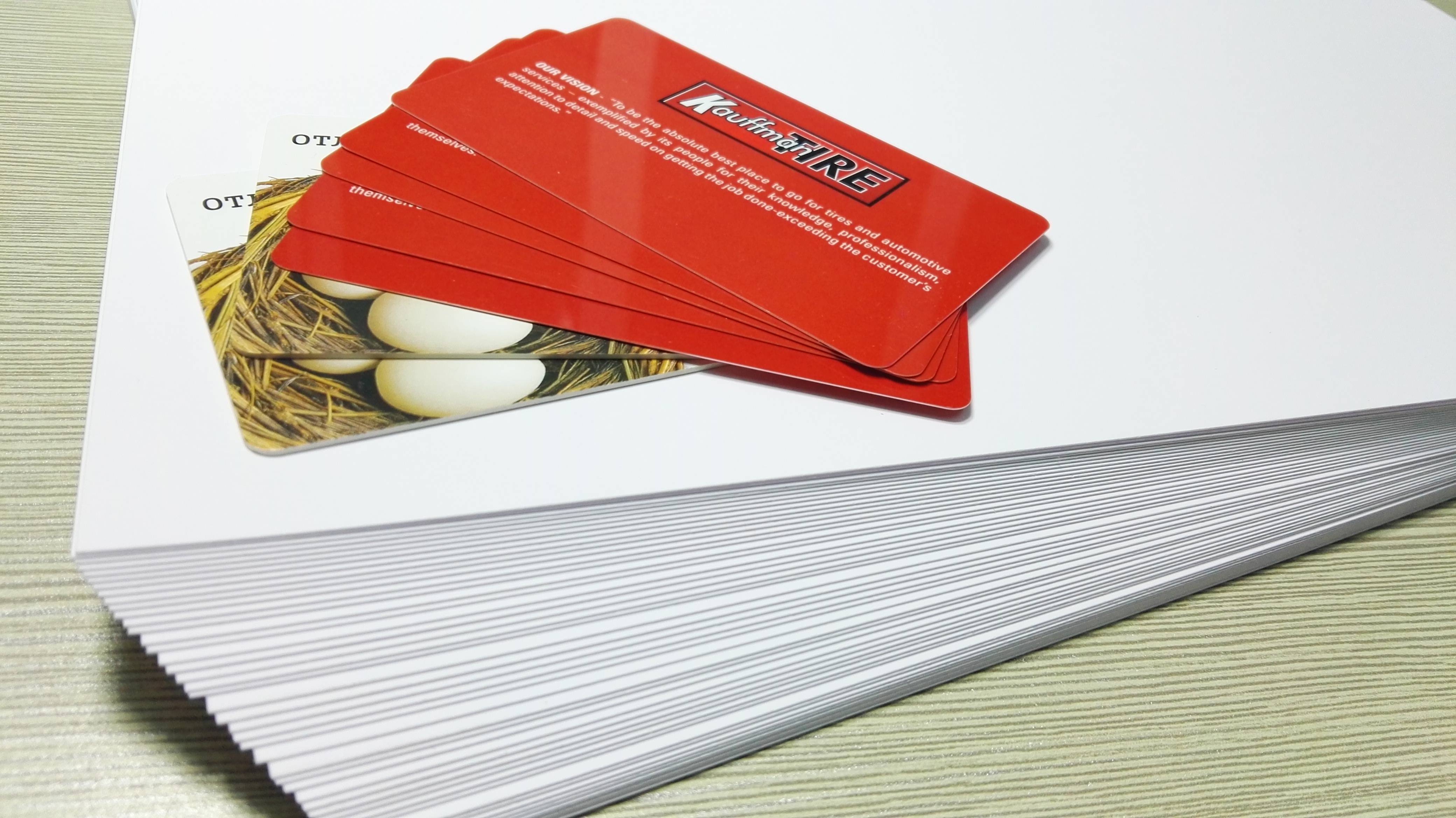 Dual Side 0.3mm 210x297 Inkjet Printable PVC Sheets For Smart Card