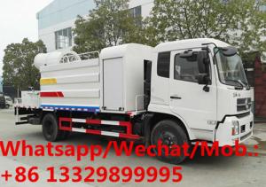  Customized dongfeng tianjin 180hp diesel 80m water tanker truck with spraying mist cannon for sale, water spraying truck Manufactures