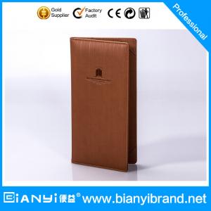  Luxury stars hotel PU leather products with printing logo Manufactures