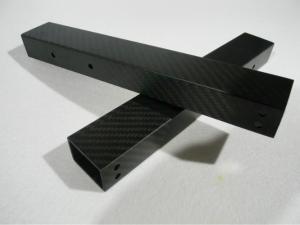  Square 3 k Rectangular carbon fiber tube high strength Manufactures