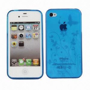  TPU Case Cover for iPhone 4/4S with Butterfly Design Manufactures