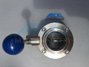  Stainless Steel Manual Welded/Threaded Butterfly Valve (ACE-DF-4D) Manufactures