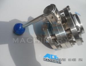  Stainless Steel Manual Threaded Butterfly Valve (ACE-DF-2C) Manufactures