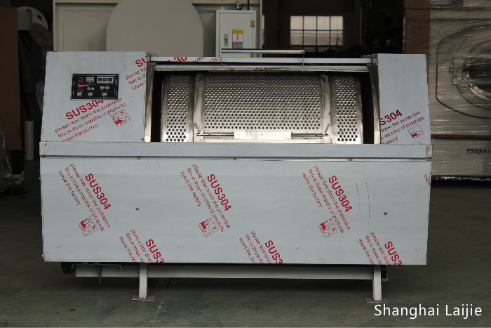 Horizontal Drum Laundry Industrial Washing Machine Fully Automatic 100kg Capacity
