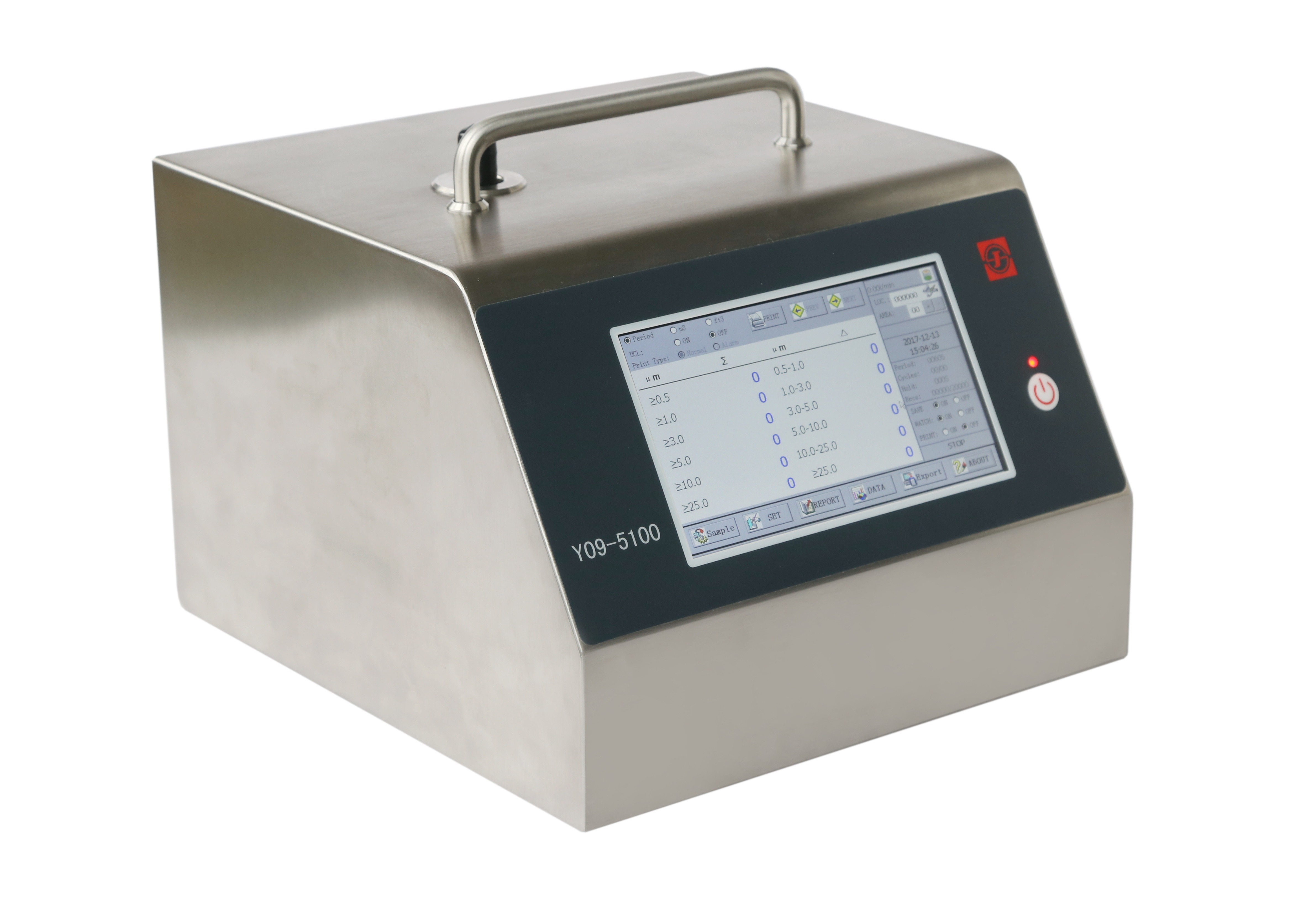 Lab Pharmaceutical Factory Air Quality Particle Counter 100LPM 80W