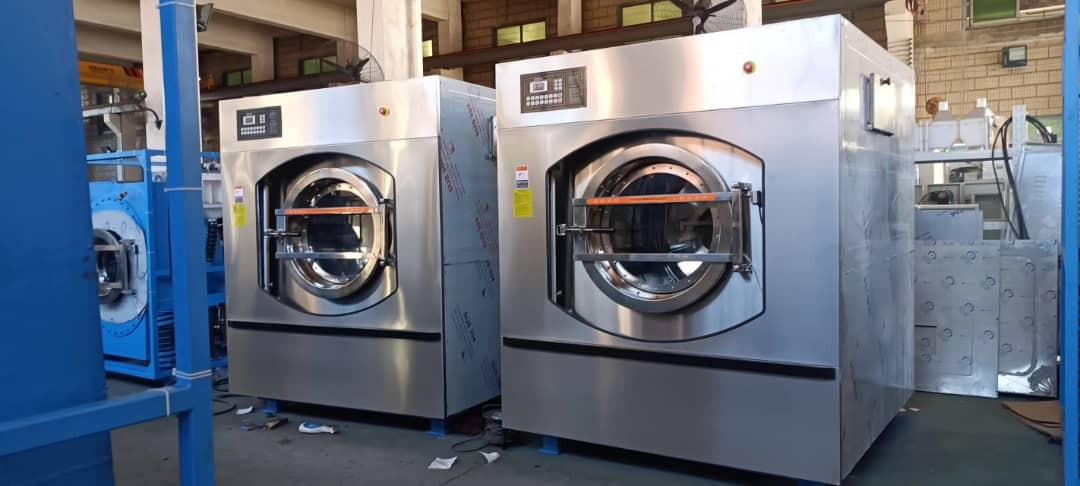 304 Stainless Steel Industrial Washing Machine 25KG Full Automatic Laundry Machine