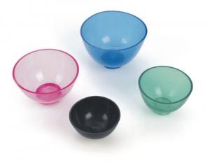  Colorful Disposable Dental Supplies Flexible Plastic Mixing Bowls And Spatula Manufactures
