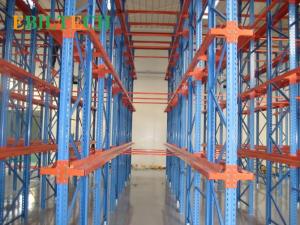  High Density Warehouse Wooden Pallets Drive In Rack For Storage Solutions Manufactures