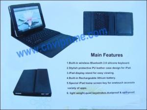  Bluetooth Laptop Keyboard With Leather Case For 10 Inch IPad Keyboard Manufactures