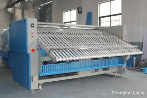  380V Heavy Duty Bed Sheet Folding Machine , Automatic Laundry Folder Manufactures
