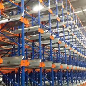  Customized Radio Shuttle Pallet Racking Heavy Duty For Warehouse Storage Manufactures