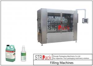  2000ml Disinfectant Shampoo Filling Machine 24 Anticorrosive Heads Manufactures