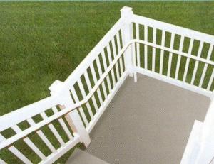  Alloy 6063 - T5 aluminum hand railings for stairs , aluminum porch railing Manufactures
