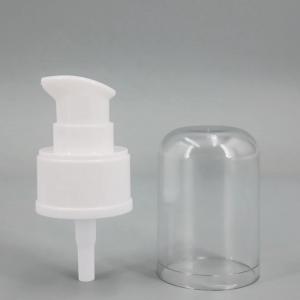  Plastic PP AS Full Cap Treatment Cream Pump With Customized Tube 24/410 28/410 Manufactures