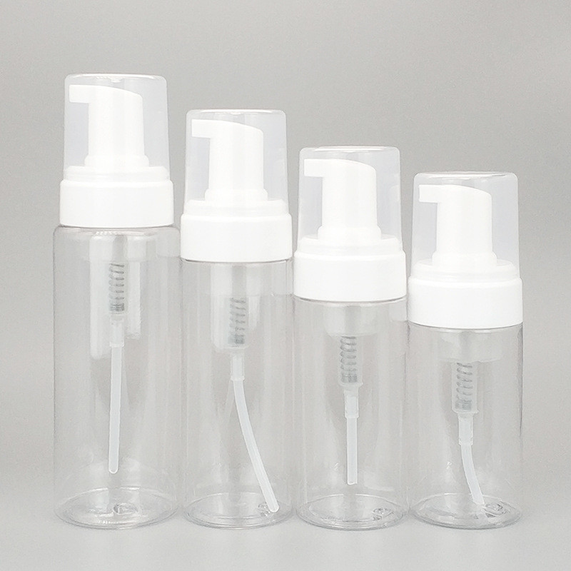 3.38oz 100ml 120ml 150ml 200ml Foundation Plastic Airless Pump Bottle Transparent