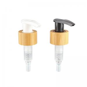  Custom Bamboo Lotion Dispenser Screw Pump 24mm 24/410 Soap Shampoo Manufactures