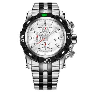  42mm Timepiece Stainless Steel Quartz Watch ODM 3ATM Water Resistant Quartz Manufactures