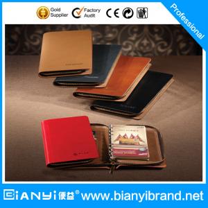  Journal daily leather cover loose leaf notebook Manufactures