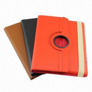  360° Rotatable Leather Case with Holder, for iPad 3/New iPad Manufactures