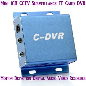  Mini C-DVR 1CH CCTV Surveillance TF Card DVR Digital Audio Video Recorder Motion Detection Manufactures