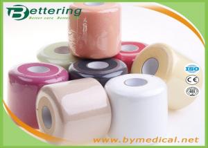  Multicolor Soft Medical Supplies Bandages , Athletic Foam Tape Self Adhering Light Weight Manufactures
