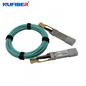  QSFP+ To QSFP+ Aoc Active Optical Cable Low Power Consumption For Cisco Huawei Manufactures