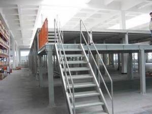  Heavy Duty Pallet Rack Structure Steel Platform With Composite Racking Structure Manufactures