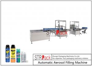  27.5mm Sealing Aerosol Filling Machine 0.7Mpa Sterilized Aerosol Packing Machine Manufactures