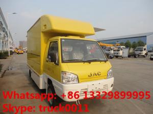  JAC mini fast food truck,mobile food truck,fast food van 1.5 ton on sale, JAC brand gasoline ice-cream truck for sale Manufactures