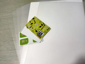  295*480mm Low Vicat PC Plastic Sheet For Contactless IC Cards Production Manufactures
