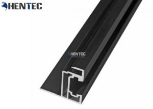  Black Color Anodised Aluminum Solar Panel Frame Screw Joint / Corner Key Joint Manufactures