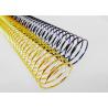 Buy cheap 4:1 Thickness 2.0mm Metal Spiral Binding Electroplated Gold Silver Wire Coil from wholesalers