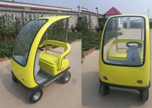  2 Seats Sightseeing Electric City Car , 1350*1155*1680 Mm Electric Sightseeing Bus Manufactures