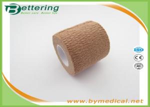  Breathable Stretch Elastic Adhesive Bandage Tape Waterproof For Compresison Wrap Manufactures