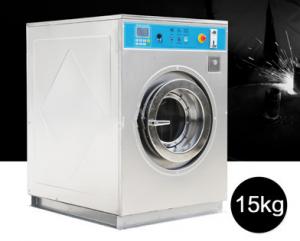  Stainless Steel Coin Operated Washing Machine Self Service With Rear Drainage Manufactures